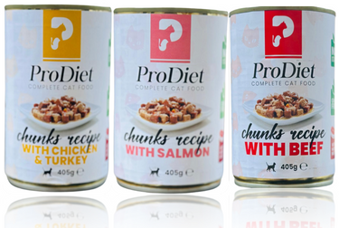 PRO DIET Cat Chunks wet food - Beef